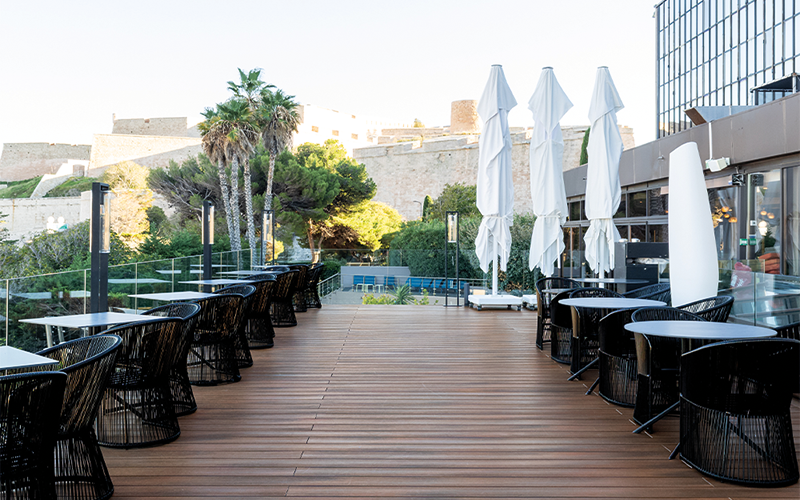 terrasse gaia en bois composite